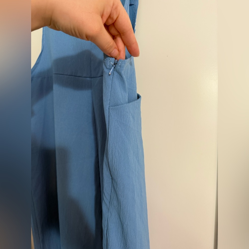 LIght Blue Women's Jumpsuit - Picture 4 of 5